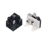 HomeVortex Relais de démarrage PTC à 3 broches 4,7 Ohm et protection contre les surcharges, pour réfrigérateurs, 1/2 pour compresseur HP avec protection thermique, pour mini réfrigérateur et