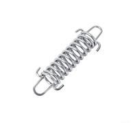 HomeVortex Ressort d'amarrage en acier inoxydable 304 pour bateau, chaîne d'ancrage, corde d'ancrage, attache de tension de qualité marine pour réduire le mouvement du navire, argent (3,5 mm)
