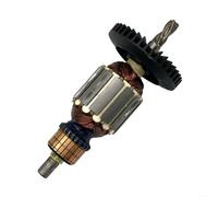 HomeVortex Rotor d'armature de rechange pour perceuse manuelle de 10 mm, compatible avec Bosch 10RE, pièce de réparation de stator d'ancrage en métal, pour outils électriques, marron, 126 x 54 mm