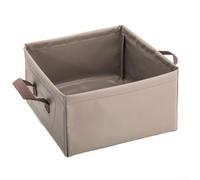 HomeVortex Seau à eau pliable de 13 L, très épais en PVC à 3 couches avec poignées renforcées, récipient carré portable pour camping, randonnée, pêche, pêche ou hayon (café)