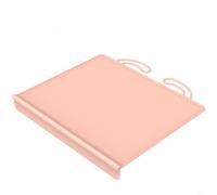 HomeVortex Set de table carré en silicone antidérapant résistant à la chaleur avec bords surélevés anti-déversement, passe au lave-vaisselle, portable pour voyage, salle à manger, crème (rose)