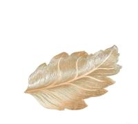 HomeVortex Set de table nordique en PVC pour feuilles d'érable 50 x 30 cm, résistant à la chaleur, antidérapant, imperméable, avec feuille d'or, pour cuisine, salle à manger, salon (doré)