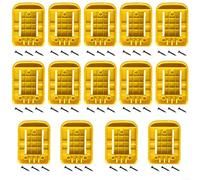 HomeVortex Support de batterie pour batteries Dewalt 20 V 60 V y compris DCB200 DCB201 DCB202 DCB203 DCB204, support mural ou ceinture ABS robuste pour un rangement organisé et un accès rapide (14