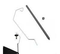 HomeVortex Support de lampe de camping ultraléger, 63 cm, poteau de lanterne portable en alliage d'aluminium avec crochet de verrouillage pour tente, table, piquets de sol, randonnée en plein air pour