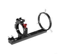 HomeVortex Support de photographie pour appareils photo refroidis ASI, plaque en alliage d'aluminium 78 mm ID avec support pour anneau pour télescope astronomique profond (120 mm + 260 mm, noir)