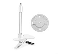 HomeVortex Support de serrage flexible en métal 18 cm pour TP-Link pour appareils photo Tapo C200/C210/C220/C201/C202/C211/C212/C222/C230, installation réglable sans dommage (18 cm, blanc)