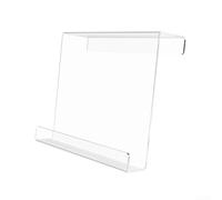 HomeVortex Support de tablette en acrylique pour machine de fitness pour tapis de course et vélo de fitness, transparent pour moniteur de 7 à 12,9 pouces équipement de gym