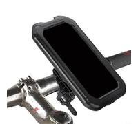 HomeVortex Support de téléphone étanche pour moto avec port de charge, rotatif à 360 ° pour téléphone de 6,9 pouces, étui étanche à écran tactile pour vélo électrique
