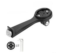 HomeVortex Support d'ordinateur de vélo en alliage d'aluminium avec bras étendu de 98 mm, angle réglable, compatible avec Garmin Edge 1050 1040 et BRYTON, (A)