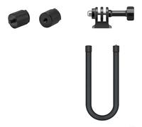 HomeVortex Support flexible en silicone et alliage d'aluminium avec vis standard 1/4 pour caméra d'action compatible avec Insta360 - Enveloppe réglable pour vlogging de voyage (B)