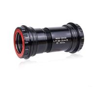 HomeVortex Support inférieur creux pour cadres BB30 68/73 mm, noyau d'arbre de 30 mm avec 4 roulements scellés, pour alliage d'aluminium CNC léger pour vélo de route, noir