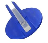 HomeVortex Support magnétique en aluminium pour cric de voiture - Aimants puissants - Pour SUV - Protection stable du point de levage - Orange (bleu)