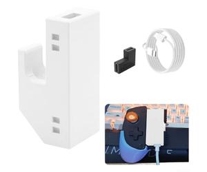 HomeVortex Support réglable pour GameSir pour X5 Lite, support d'écran non destructif, accessoire de jeu PC compact avec port complet pour accès, prend en charge paysage et portrait (blanc)