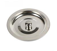 HomeVortex SUS304 Bouchon de vidange d'évier en acier inoxydable 157 mm avec joint en silicone, filtre de cuisine pour la prévention des fuites, accessoire d'économie d'eau argenté pour éviers de 148
