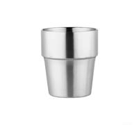 HomeVortex Tasse à double paroi en acier inoxydable 304 avec isolation sous vide, design à large ouverture, style coréen, convient pour le café, la bière, le vin, le thé et les boissons froides