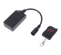 HomeVortex Télécommande sans fil pour machine à fumée, contrôleur de brouillard XLR à 3 broches avec indicateur LED pour pièces de scène 400 W 500 W 900 W 1500 W (contrôle à 4 boutons)