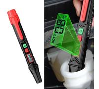 HomeVortex Testeur numérique de liquide de frein pour DOT3/DOT4/DOT5.1, détecteur d'humidité d'huile de frein automatique avec écran LCD et alarme sonore, outil de diagnostic portable de style stylo