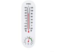 HomeVortex Thermomètre hygromètre numérique haute précision large gamme utilisation intérieur extérieur grand écran mural hygromètre ±2°C -30 50°C (A)