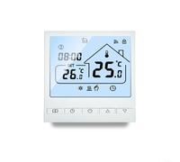 HomeVortex Thermostat de sol programmable intelligent avec WiFi et rétroéclairage, programmation 5 + 2 jours, commande vocale pour Tuya, accès à distance par application mobile pour chauffage au sol