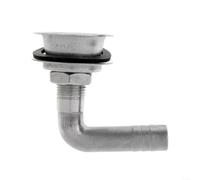 HomeVortex Tube d'aération coudé en acier inoxydable de 1,6 cm pour bateau, yacht et camping-car avec résistance et circulation d'air efficace