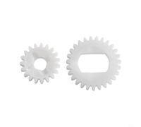 HomeVortex Twists Big Small Drive Transmission Gear Set for STACO Baitcasting Bobine, Tige en plastique et axe 17,2 mm/12,3 mm de diamètre, pièces de réparation de moulinet de pêche