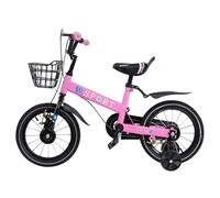 homewell 12/14/16 Pouces Velo pour Enfant a Roulette Stabilisatrices 2-8 Ans, Guidon et Selle Réglables en Hauteur, Vélo Enfant avec Paniers, pour Garçons et Filles (12 Pouce)