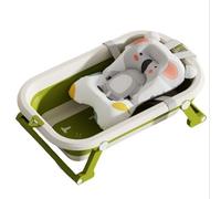Homewell Baignoire pour bébé, pliable, portable, avec joli tapis de bain koala et thermomètre de bain, pour nouveau-né et tout-petit, pour 0 à 24 mois