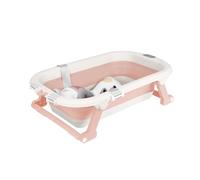 Homewell Baignoire pour bébé, pliable, portable, avec joli tapis de bain koala et thermomètre de bain, pour nouveau-né et tout-petit, pour 0 à 24 mois