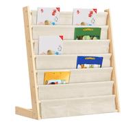 homewell Bibliothèque pour Enfants à 6 Cases suspendues, Étagère pour Jouets, Bibliotheque pour Chambre d'enfant, Salle de Jeux, Jardin d'enfants, Crèche