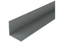 HOMEWELL - Cornière en aluminium 10mm x10mm x1.0mm, lg 1950mm (Anodisé argent)