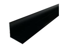 HOMEWELL - Cornière en aluminium 30mm x30mm x1.3mm, lg 1000mm (Laqué noir mat)