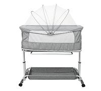 homewell Lit Bébé Pliable 2 en 1 : Lit Cododo & Parc d'Éveil, Multifonction, Portable pour Nuit et Jeu