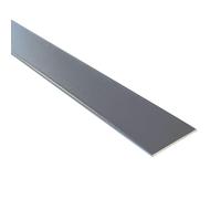 HOMEWELL Méplat en Aluminium 24mm x 1.45mm x 1000mm Gris Ardoise | Solution Durable pour Décorations et Projets Personnalisés