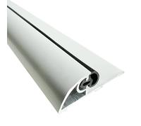 HOMEWELL - Seuil de porte PMR, Largeur 50mm, Lg 1 m + joint d'étanchéité - Laqué blanc