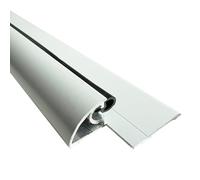 HOMEWELL - Seuil de porte PMR, Largeur 50mm Lg 830mm + joint d'étanchéité + découpe d'angles - Laqué blanc
