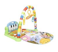 Homewell Tapis De Fitness Musical Pour Bébé 4 En 1, Cadre De Fitness Pour Bébé Avec Jouets Détachables, Tapis d'Éveil Et De Jeux Avec Lumièreet De La Musique(vert,S7)
