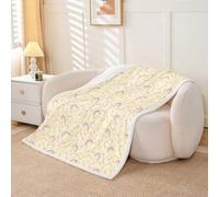 Homewish Couverture 75x100cm Enfant Modèle de Cœur,Plaid Canape Arc-en-Ciel,Couverture Polaire Enfants Adolescents Love Geometric,Jetés de Lit Dessiné À La Main