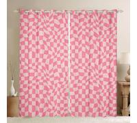 Homewish Couverture Canapé 75x100cm Damier Vichy Rose