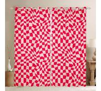 Homewish Couverture Polaire 130x150cm Damier Rose