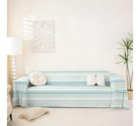 Homewish Housse de Canapé 180 x 300 cm Océan BEte Bleued | Plaid Canapé de Protection Côte Couvre Canapé 1/2/3/4 Places Minimaliste Design Salon Déco