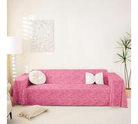 Homewish Housse de Canapé Impression Tigre Rose Housse de Fauteuil Animaux Simulés Imprimés Protège Canapé Impression de Tigre Sauvage Lavable en Machine 180 x 231 cm Tigerish Animal Imprimé