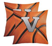 Homewish Lot de 2 Decorative Housse de Coussin 40x40 Basket-Balle