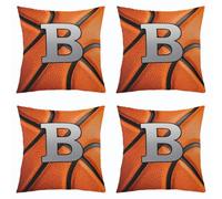 Homewish Lot de 2 Decorative Housse de Coussin 45x45 Basket-Balle
