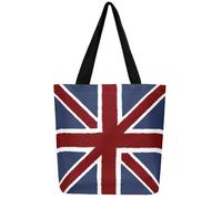 Homewish Sac Fourre-Tout en Toile Imprimé Union Jack