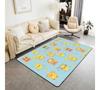 Homewish Tapis Salon 100x150cm Canards Drôles