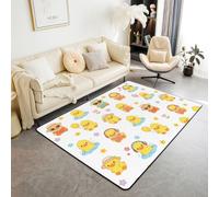 Homewish Tapis Salon 100x150cm Canards Jaunes Enfants