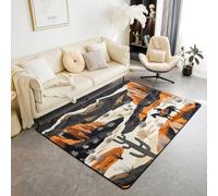 Homewish Tapis Salon 150x200cm Cowboy, Tapis Sol Cactus, Tapis Chambre Aztec Desert Exotic Ethnic Western, Décoration D'Intérieur Garçons Hommes Enfants
