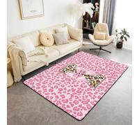 Homewish Tapis Salon 150x200cm Léopard Lettre I