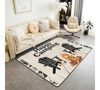 Homewish Tapis Salon 150x200cm Samouraï Tapis Sol samouraï Japonais Tapis Chambre Guerrier Traditionnel Japonais Décoration D'Intérieur Oriental Asiatique Traditionnel