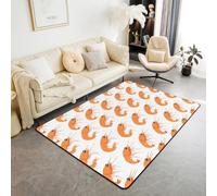 Homewish Tapis Salon Crevette Océan Tapis Chambre 150x200 Enfants Adolescents Adultes Enfants Vie Marine Tapis Sol Animaux Sauvages Drôles Tapis de Salon Vie Marine pour Chambre Salon